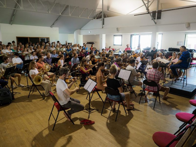 Académie de chant choral 2022 — Répétition à Champignelles